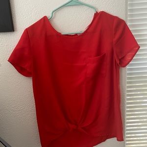 Red shirt